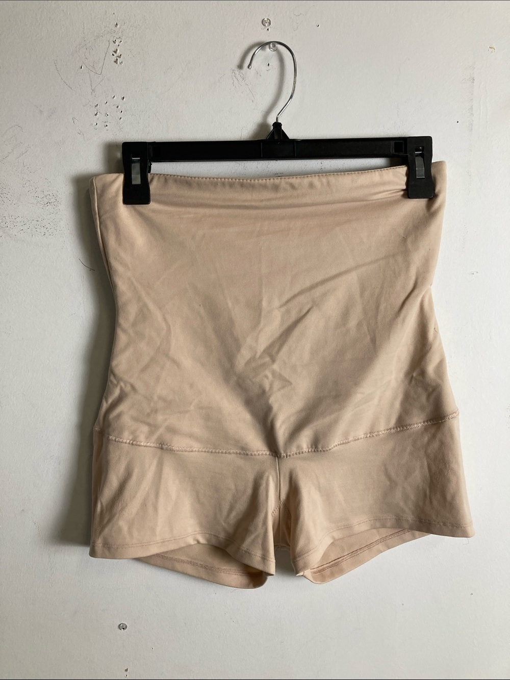 Maidenform High-Waist Shaping Shorts in Nude